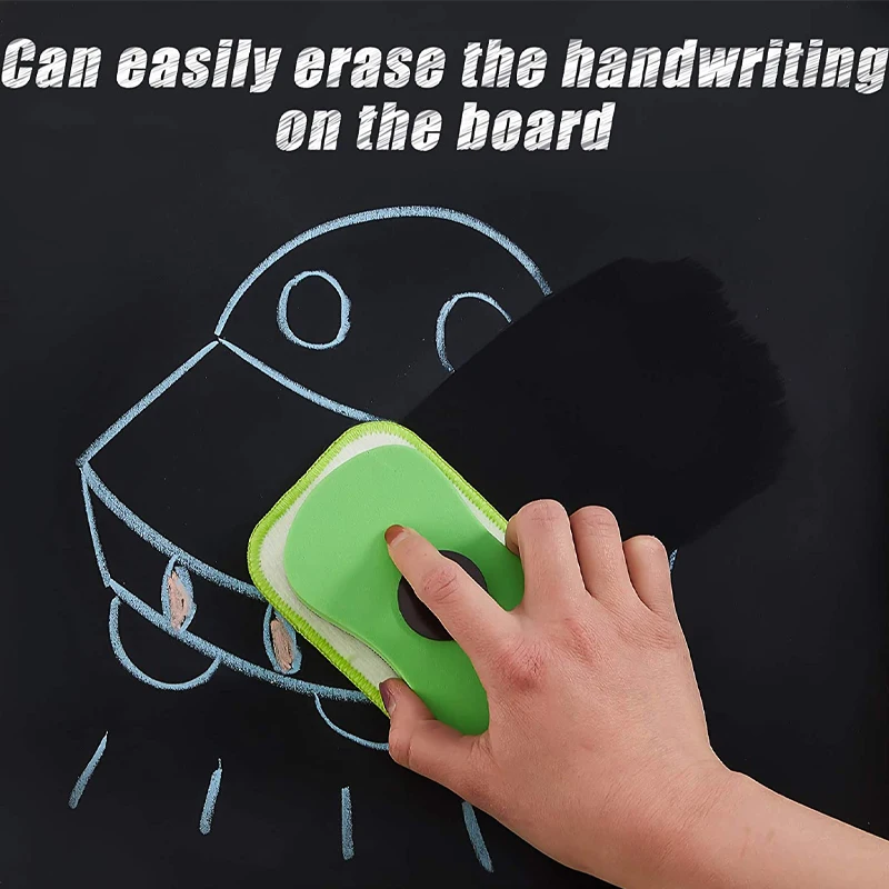 Magnetic blackboard Dry Erasers Cleaner Wiper for Kids and Classroom Teacher Supplies