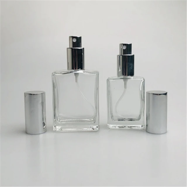 Empty matte spices  glasses  pump perfume bottles container