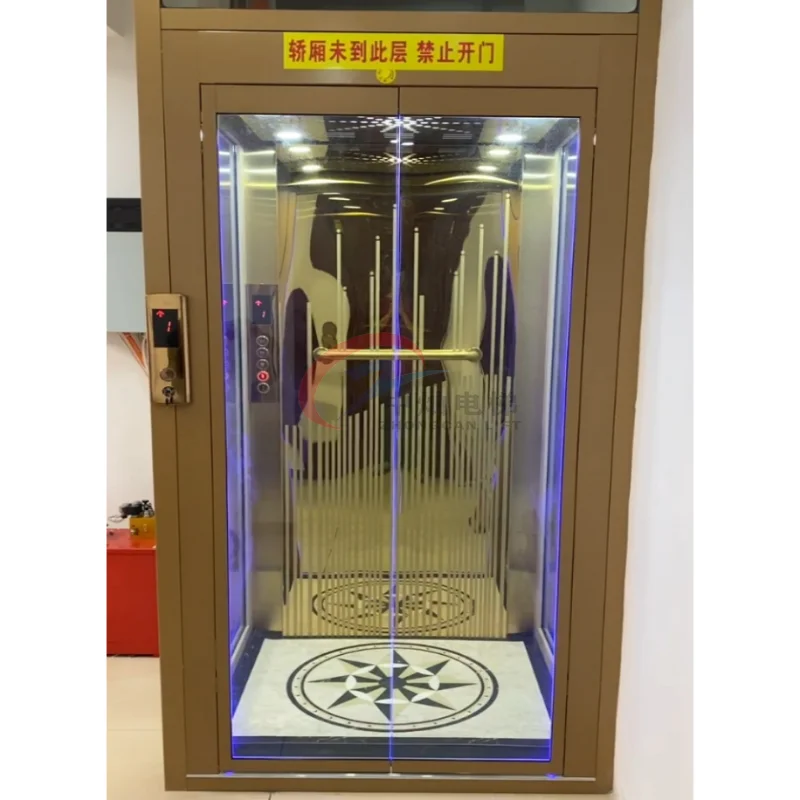 Factory price 2 3 4 floors 400kg home lift small home elevator residential lift outside elevator with automatic opening doors