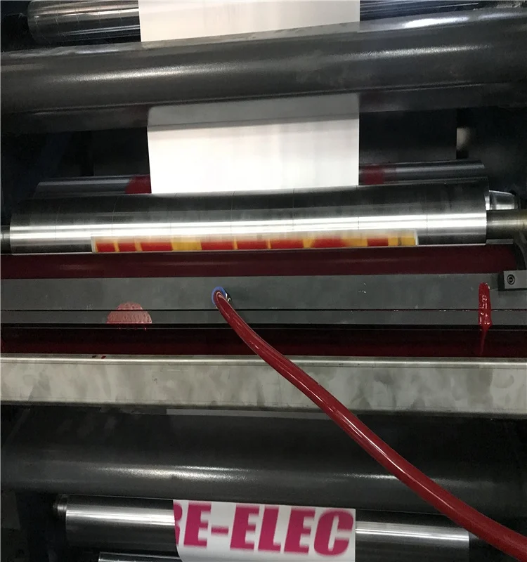 New high speed satellite type wide web packing film press 4 colors flexo printing machine price (CE)
