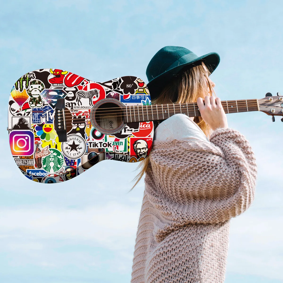 Barbie pink 50pcs Random Cute Vinyl Sticker Packs Custom Pvc Waterproof Die Cut Stickers For Skateboard Laptop Luggage Bags