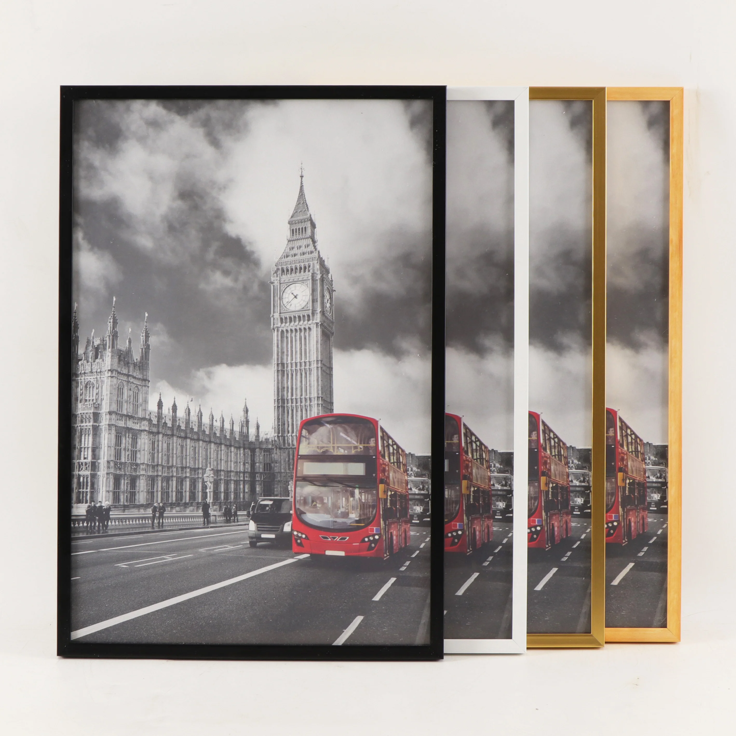 Индивидуальные дешевые A1,A2,A3,A4,A5,4x6,5x7,6x8,8x10,11x14,12x16,12x18,16x20,18x24,24x36 черный белый плакат фото рамка WPC