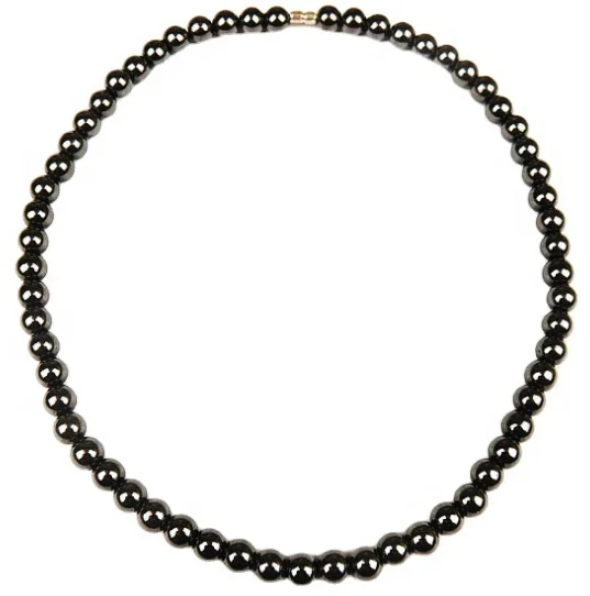 
Healing Magnetic Hematite necklace Stress Arthritis Blood Pressure 