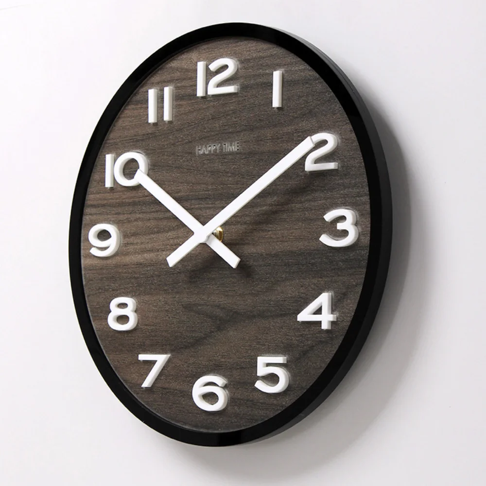 China Suppliers Hot Sale Modern Wooden Vintage Home Decorative Wall Clock