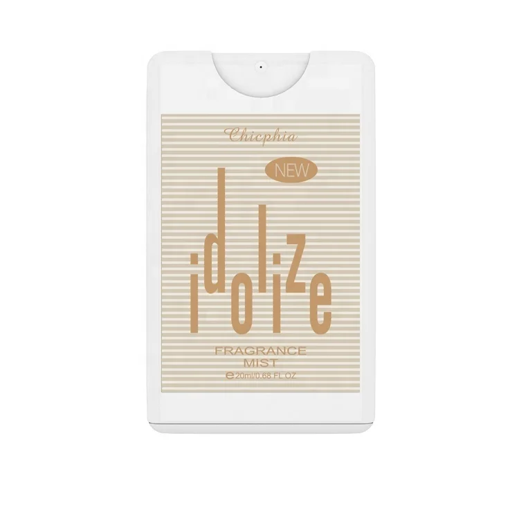 Wholesale 20ml Customized Men And Women Small Card Pocket Perfume Body Fragrance Mist