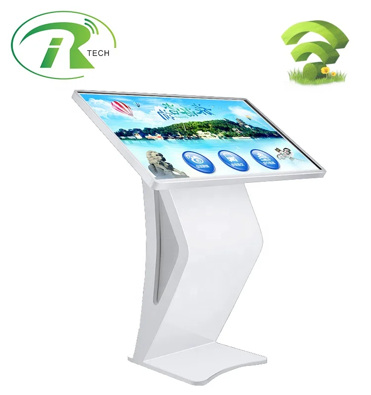 Indoor Digital Signage School Podium Kiosk with Touch Screen LCD ad Display Floor Standing interactive Digital Signage Kiosk
