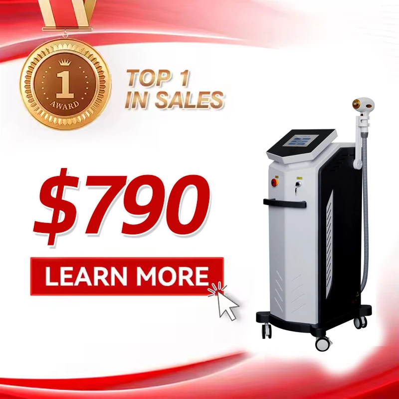New 808 beauty salon and household skin exfoliation and hair removal equipment