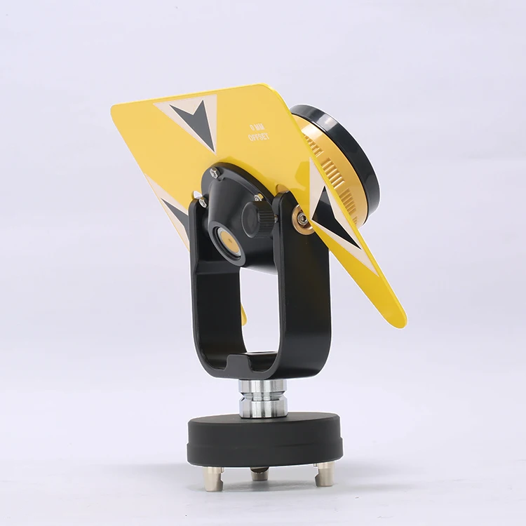 Reflective Sheet Target Surveying Equipment Single Optical Dia25.4mm Corner Cube Glass Prism