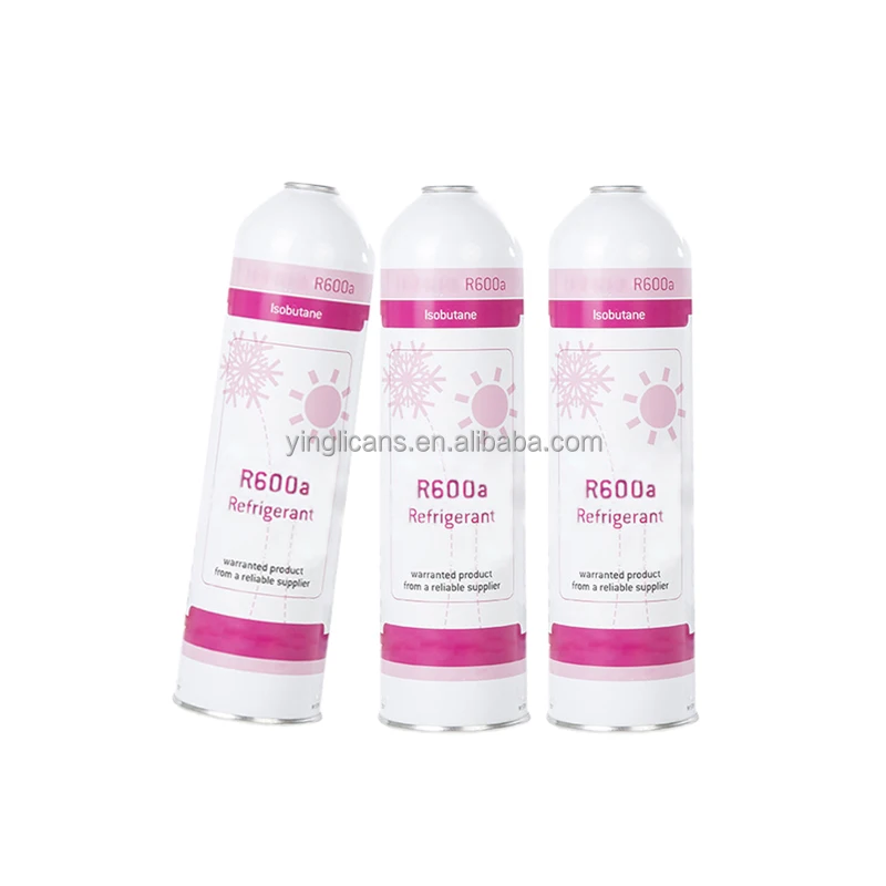 10+ Years Experience D66/73mm Empty Aerosol Tinplate Can 2 Pieces Cans for R134a R600a Refrigerant Gas