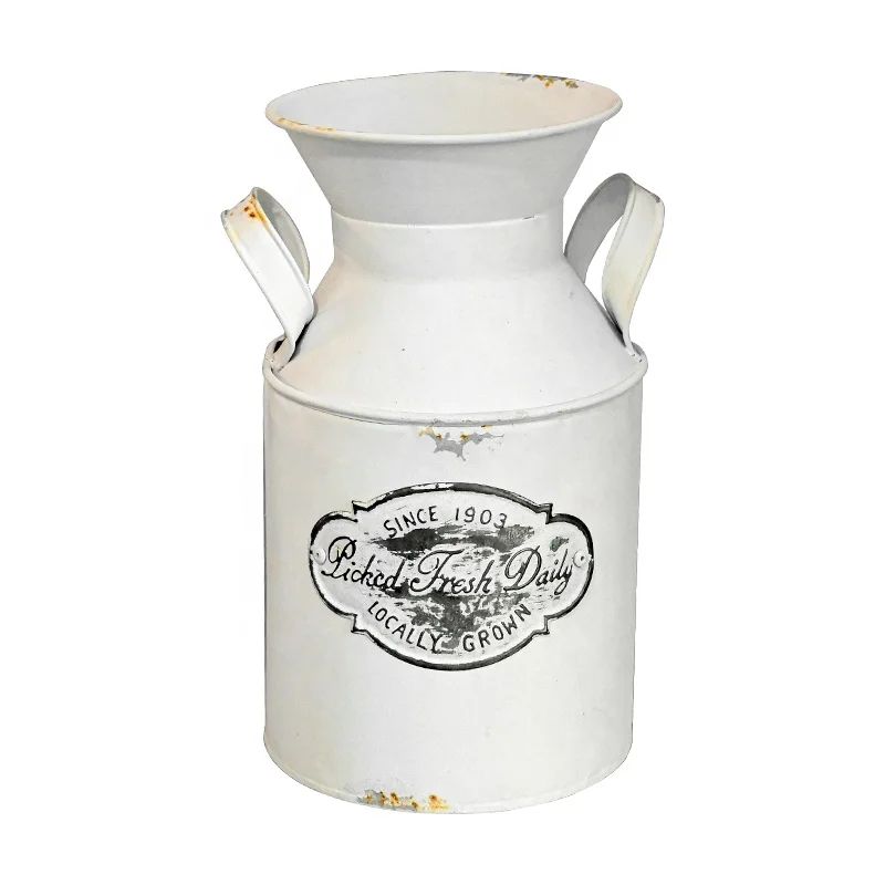 Low MOQ Ornement For Home Decoration Antique Pitcher Decor Luxury Flower Vase Decor Metal Vases Pot