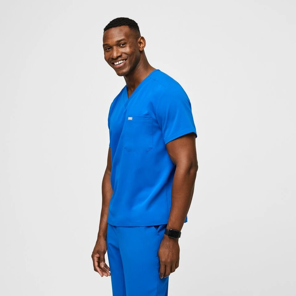 Custom  Fashionable Male Nurse Uniforms Stretch Scrub Uniform Nursing Sets Jogger Scrubs Uniforms Sets