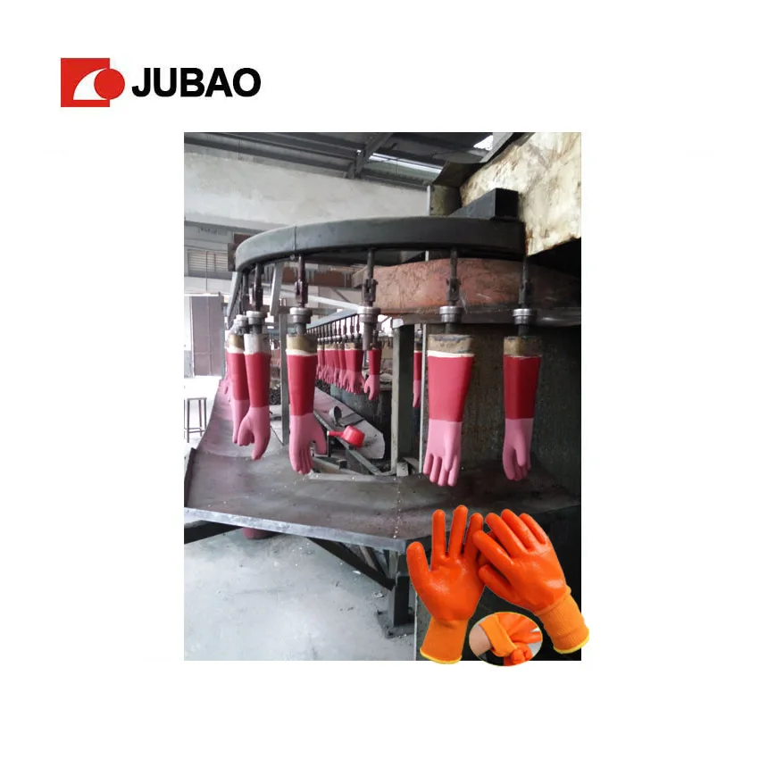 Best quality industrial work cotton lining gloves dipping machine