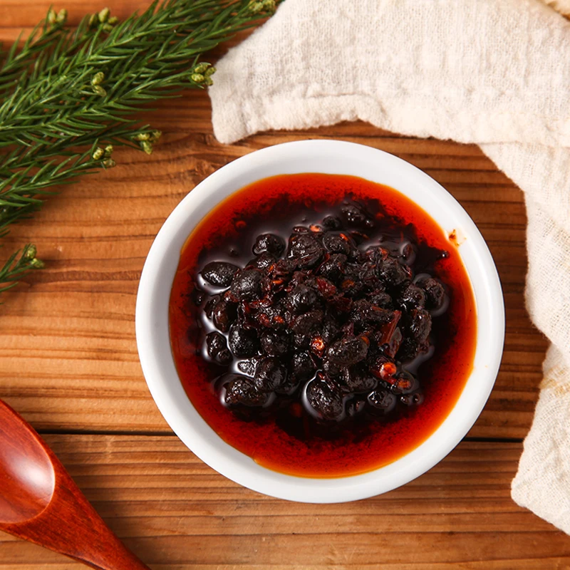 China ZunYi Gourmet Spicy Hot Savory All-Natural Black beans Chili Oil  Versatile Sauce Good on Everything