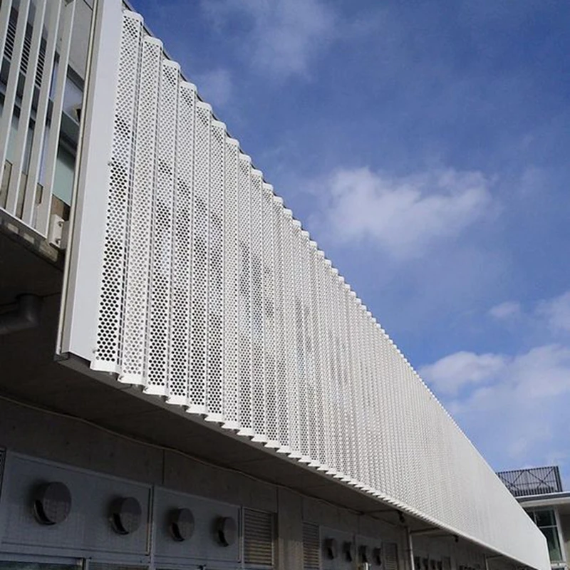 Wall Aluminum Veneer Perforated Facade Panel Perforated Exterior Wall Cladding Panel For Facade