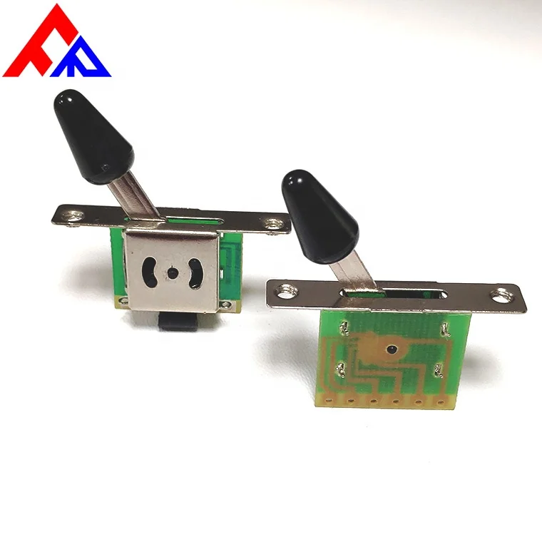 Manufacturer wholesale 5-way guitar switch horizontal style black and white pickup truck selector Flat electric guitar