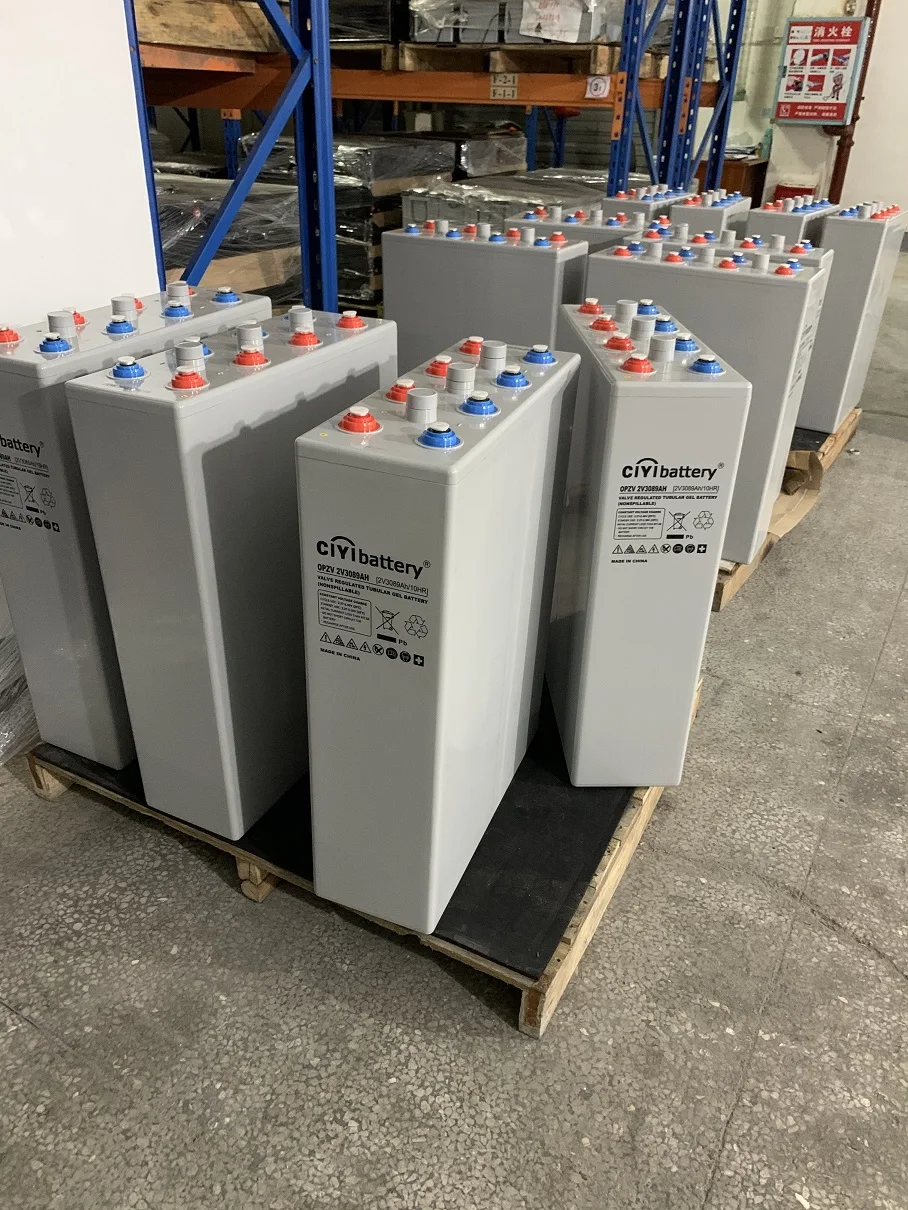 26 Years Good Quality SLA VRLA Tubular Plate 100% Pure and Solid State Gel Battery OPZV 2V 3000AH Battery
