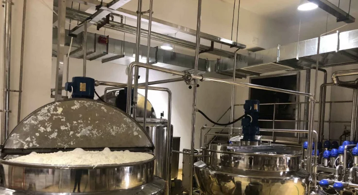 2023 Shanghai Bakery Margarine Making Machine with video shows all process