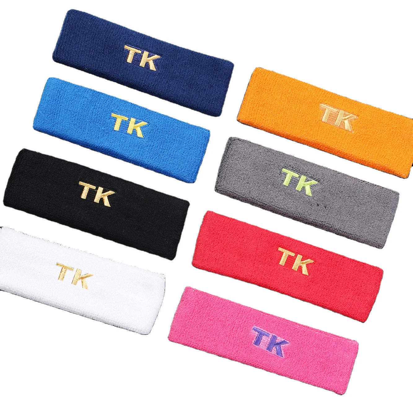 High Quality Custom Fitness Elastic Sweatband Printing Logo Head Band Anti Slip Sweat Sports Yoga Headband