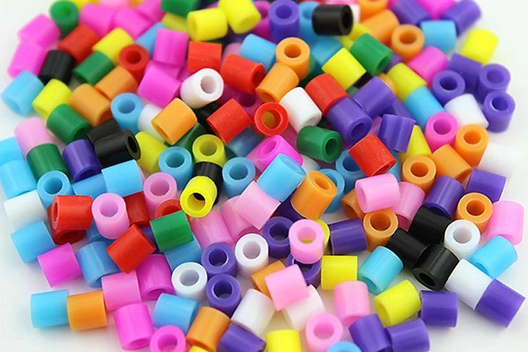 Wholesale 48 colors kit  kids DIY iron hama fuse beads 5mm .