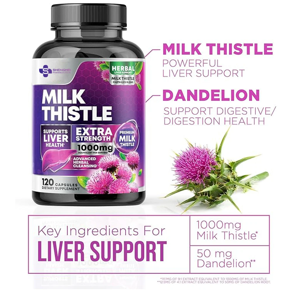 Food supplements hangover liver detox & cleanse capsule artichoke extract liver support supplement liver capsules