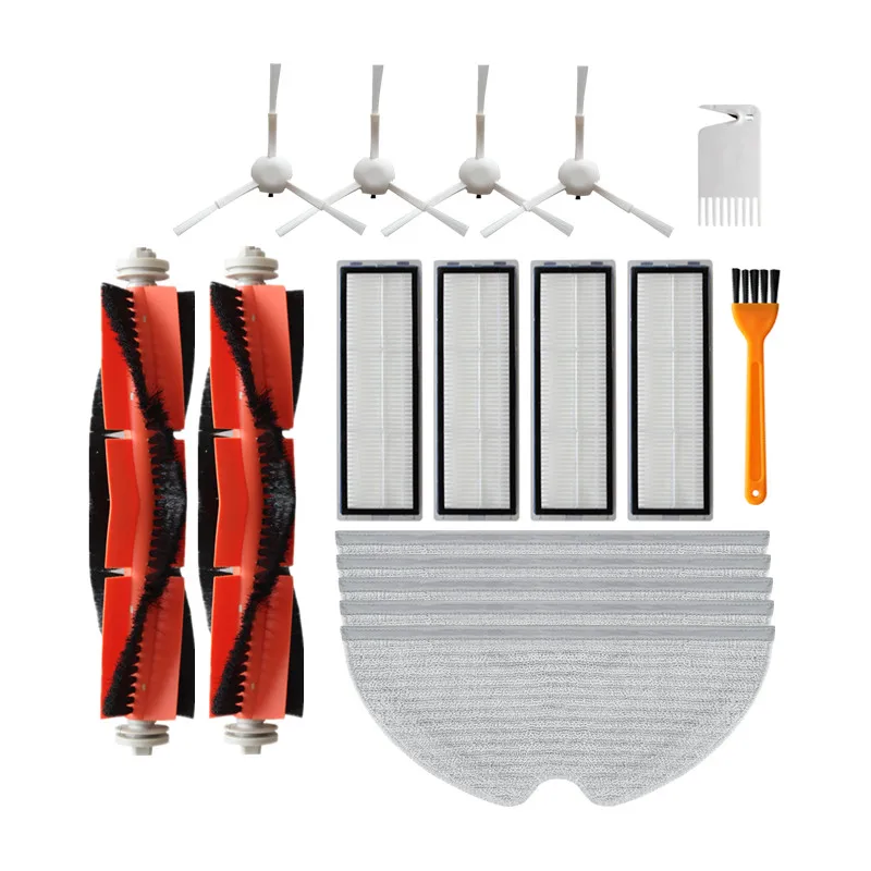 Основной ролик боковая щетка фильтр HEPA полный насадка на швабру для уборки из робот пылесос Запчасти для Mijia 1C, размеры для возраста от 1 STYTJ01ZHM STYTJ02ZHM Dreame F9