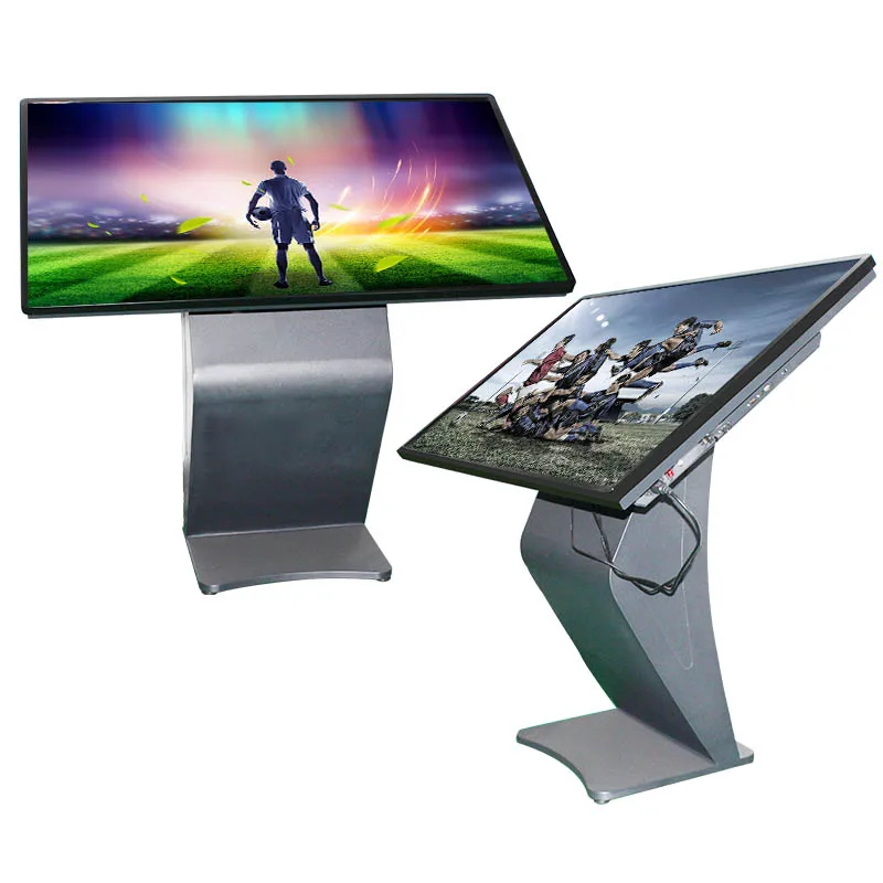Digital information signage advertising display video screen LCD interactive touch self service kiosk