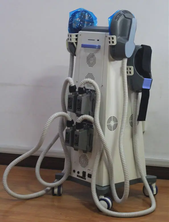Ems rf sculpting machine body shaping muscle stimulate building fat burning weight loss emslim neo nova 5000w 4 handles hiemt
