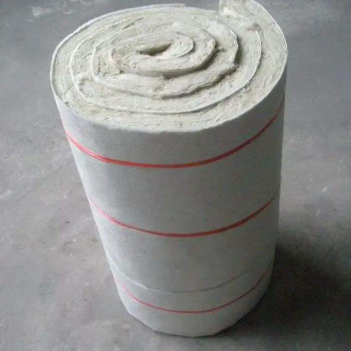 High quality Rock Wool rolls Rock Wool Wired Blankets 100Mm Insulation