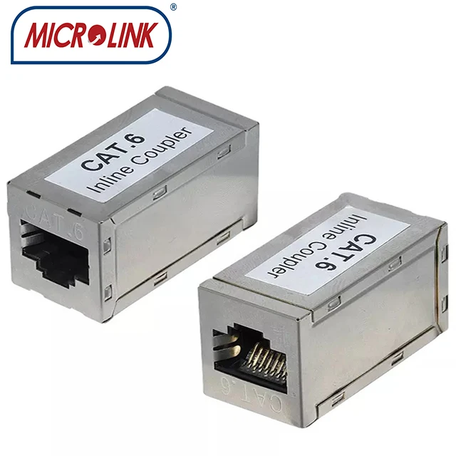 CAT6 CAT6A Shielded  network inline coupler RJ45 keystone jack quick connector box female to female CAT5e coupler