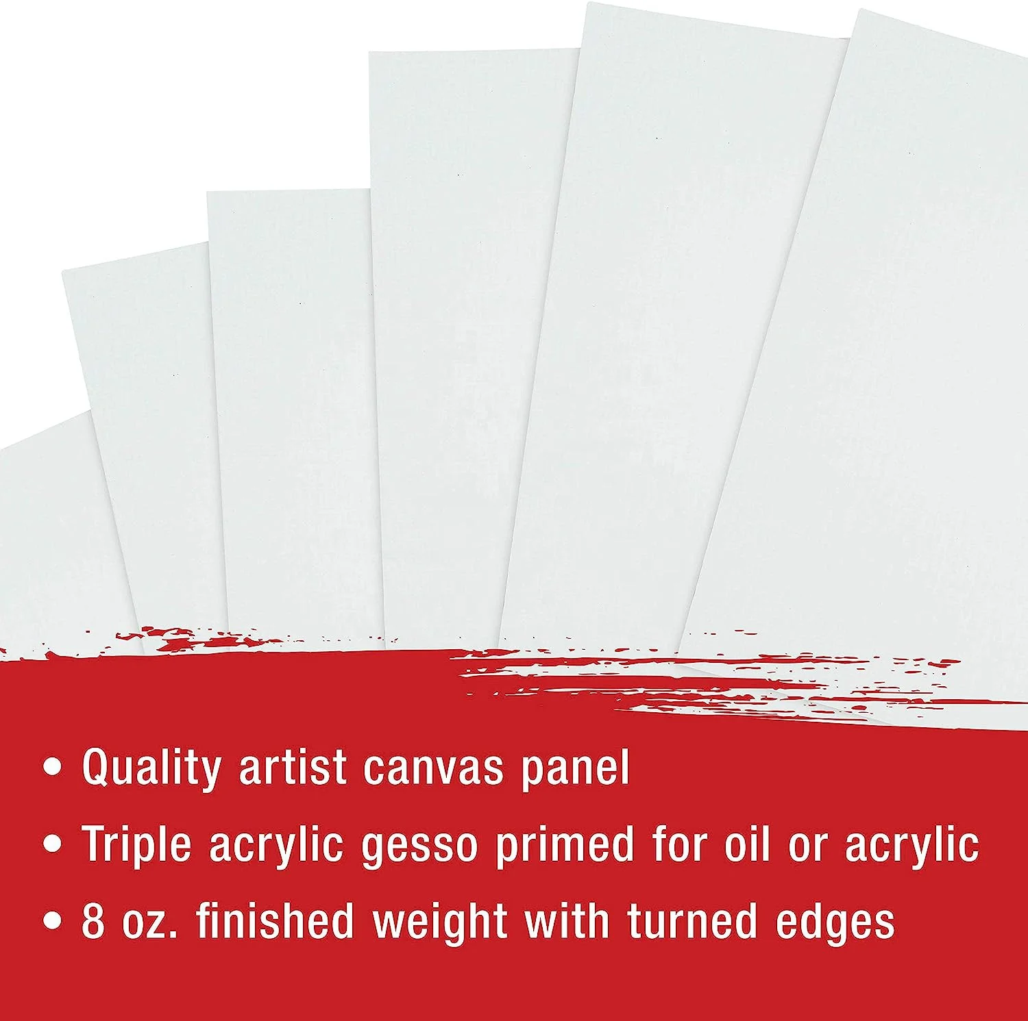 Professional art supplies multi pack 11 x 14 inch wood blank canvas panels