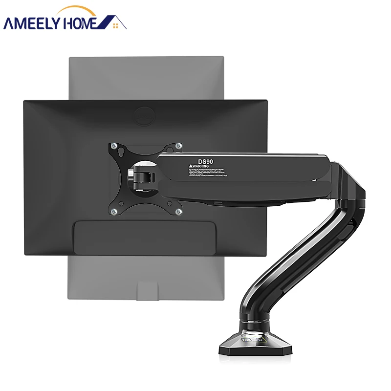 
 Flexible Adjustable Monitor Mount Stand Long Double Wall Mount LCD Monitor Arm Bracket  