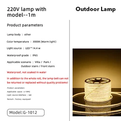 Hot Selling Wide Range Of Use High Brightness 14.4w Silicone Material Courtyard Garden Led Strip Light