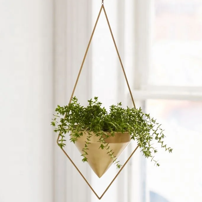 
Decorations Creative Flower Plants Metal Pot Artificial Flowers For Hanging Pot 