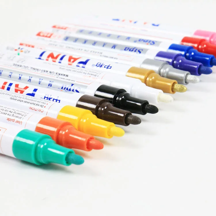 Durable Multiple Usage Marker Pen DIY Oily Graffiti Pen Touch Up Paint Marker Pen For Cars