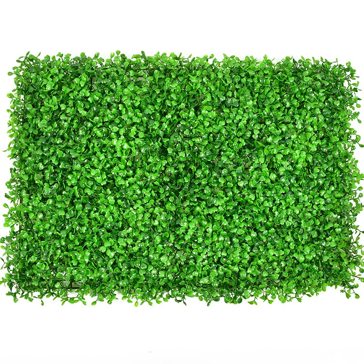 Home decoration boxwood grass wall artificial green plant panel