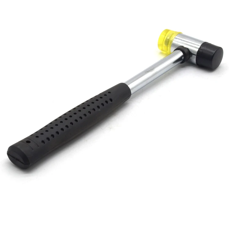Double Face Soft Mallet Hammer Multifunctional Non-Slip Rubber Hammer 25mm 30mm 35mm