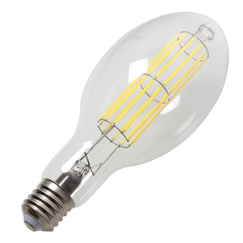 Big size 30W 40W high power led filament bulb ED90 ED118 thick filament E40 socket light