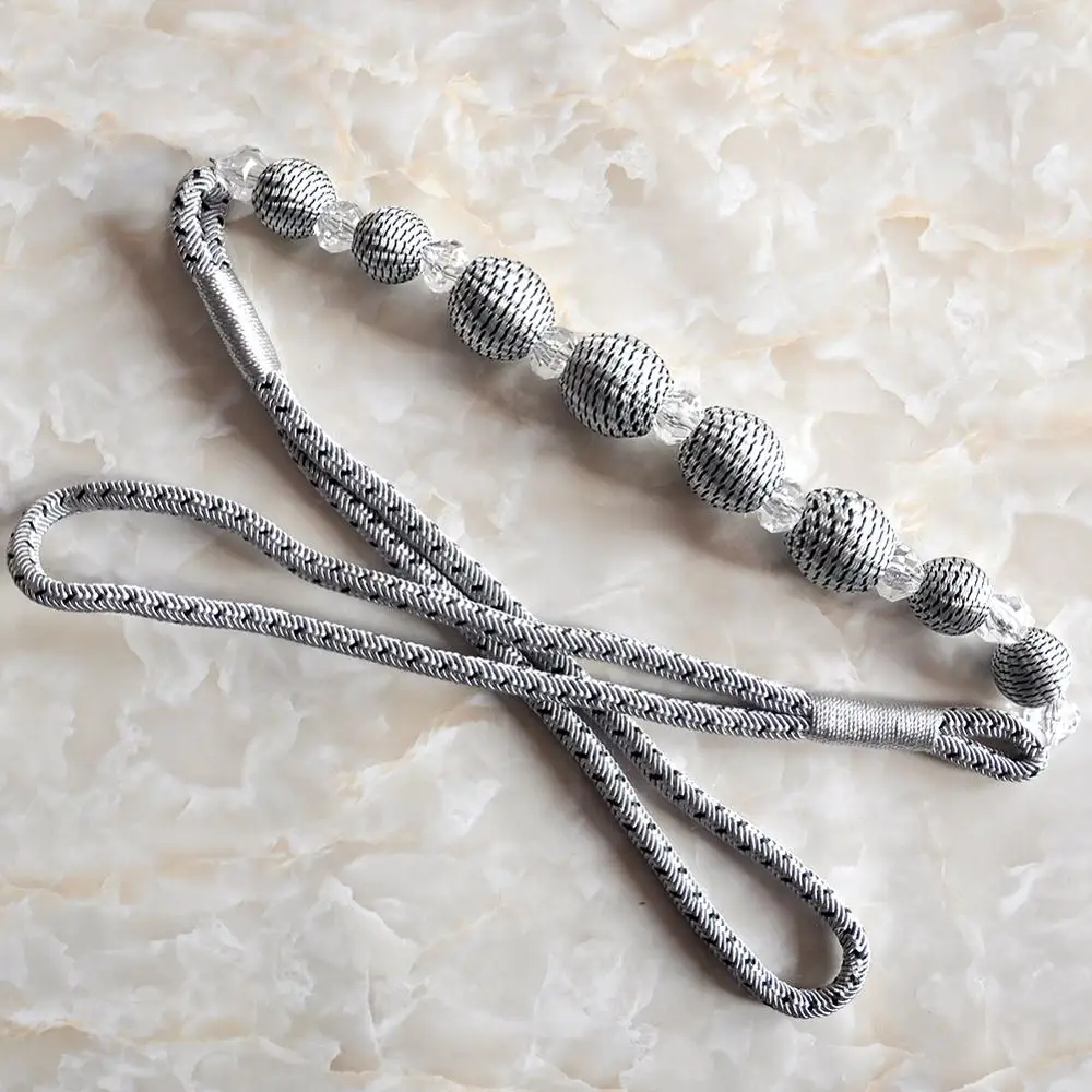 Beautiful Fancy Curtain Accessories/Luxury Colorful Beaded Tieback