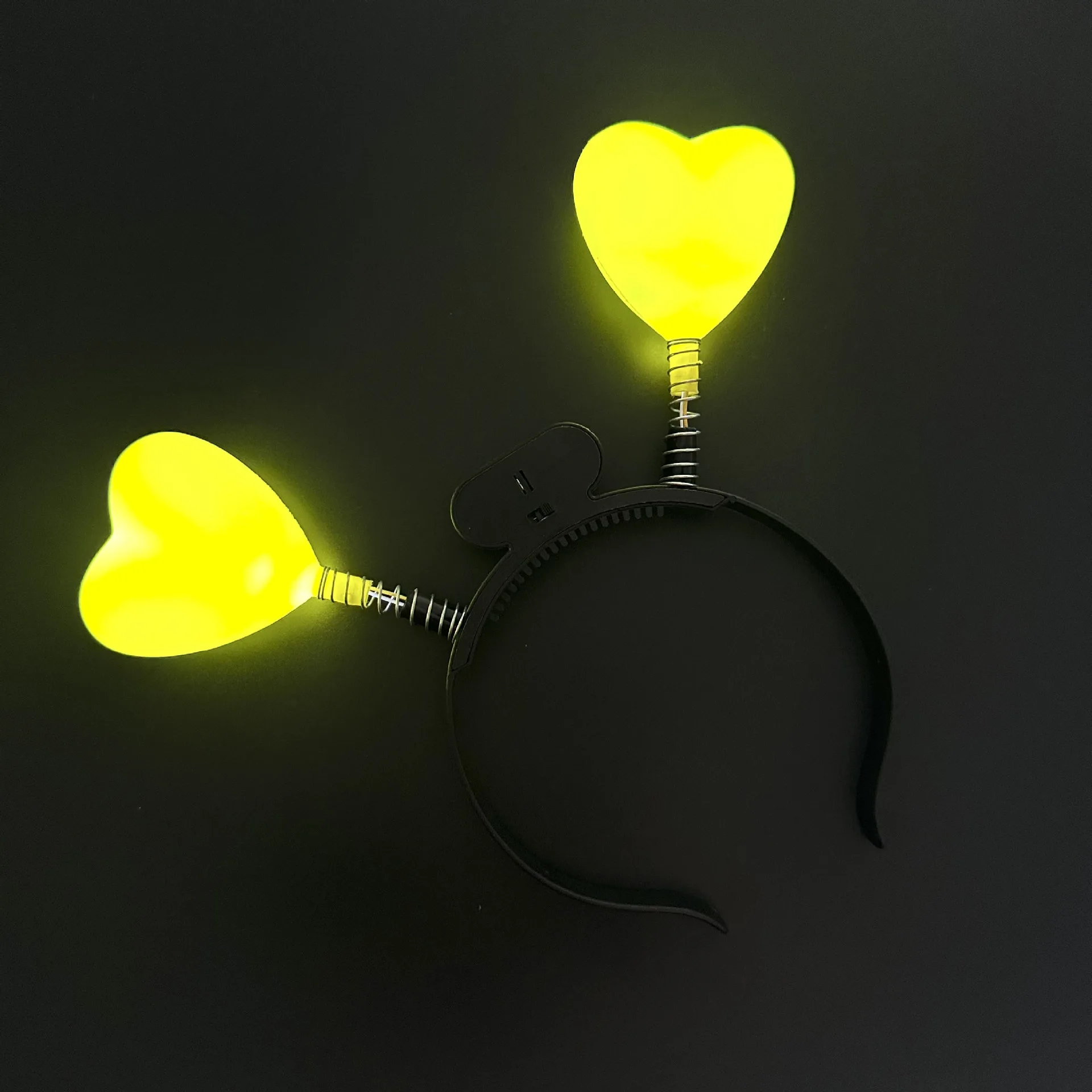 Custom Cosplay Flashing Halloween Event Party Supplies Led Kids Light Up Devil Red Horns Headbands