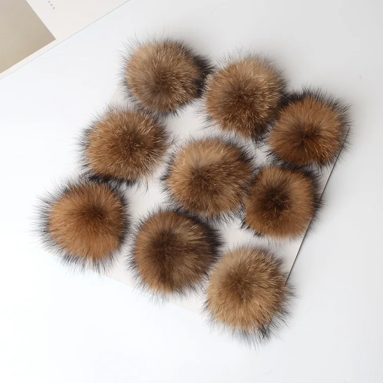 Hot real raccoon fur balls of various sizes and natural colors Fur ball  raccoon fur ball key chain Accessories  Fashion