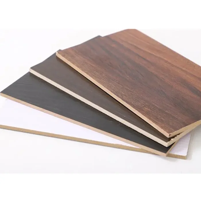 9mm melamine laminated MDF fiberboard sheet  for furniture cabinet