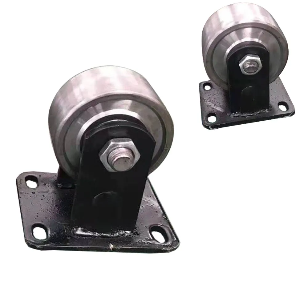 OEM heavy loading T-shape steel  track roller wheel  single flange track roller wheels