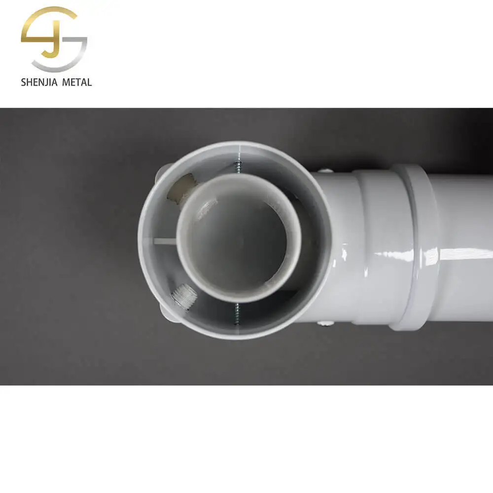 Balanced chimney flue aluminum PP condensing coaxial extension tube 60/100mm condensing extension flue