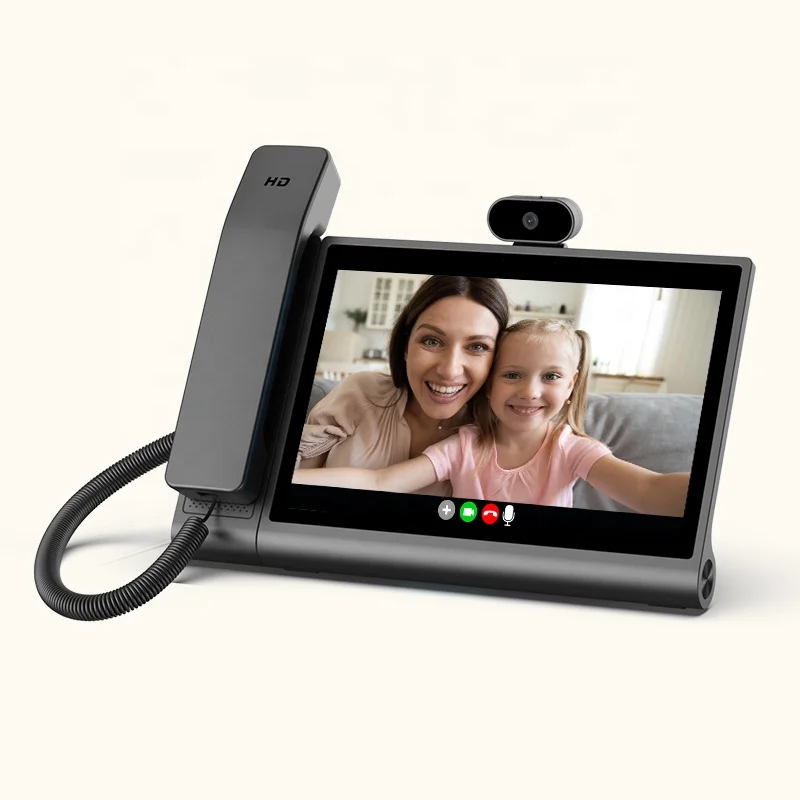 New Type-C Smart office building good quality special android wireless terminal black touch screen Telephone Portable Android