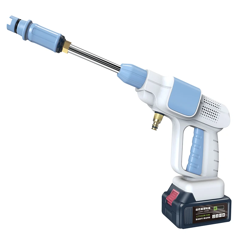 Моечная машина для автомобиля, беспроводной пистолет-распылитель воды, с литиевым аккумулятором