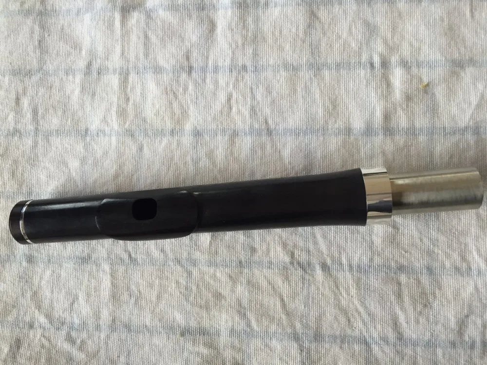 professional ebony body flute 17 holes Silver Plated flute high OEM Accept