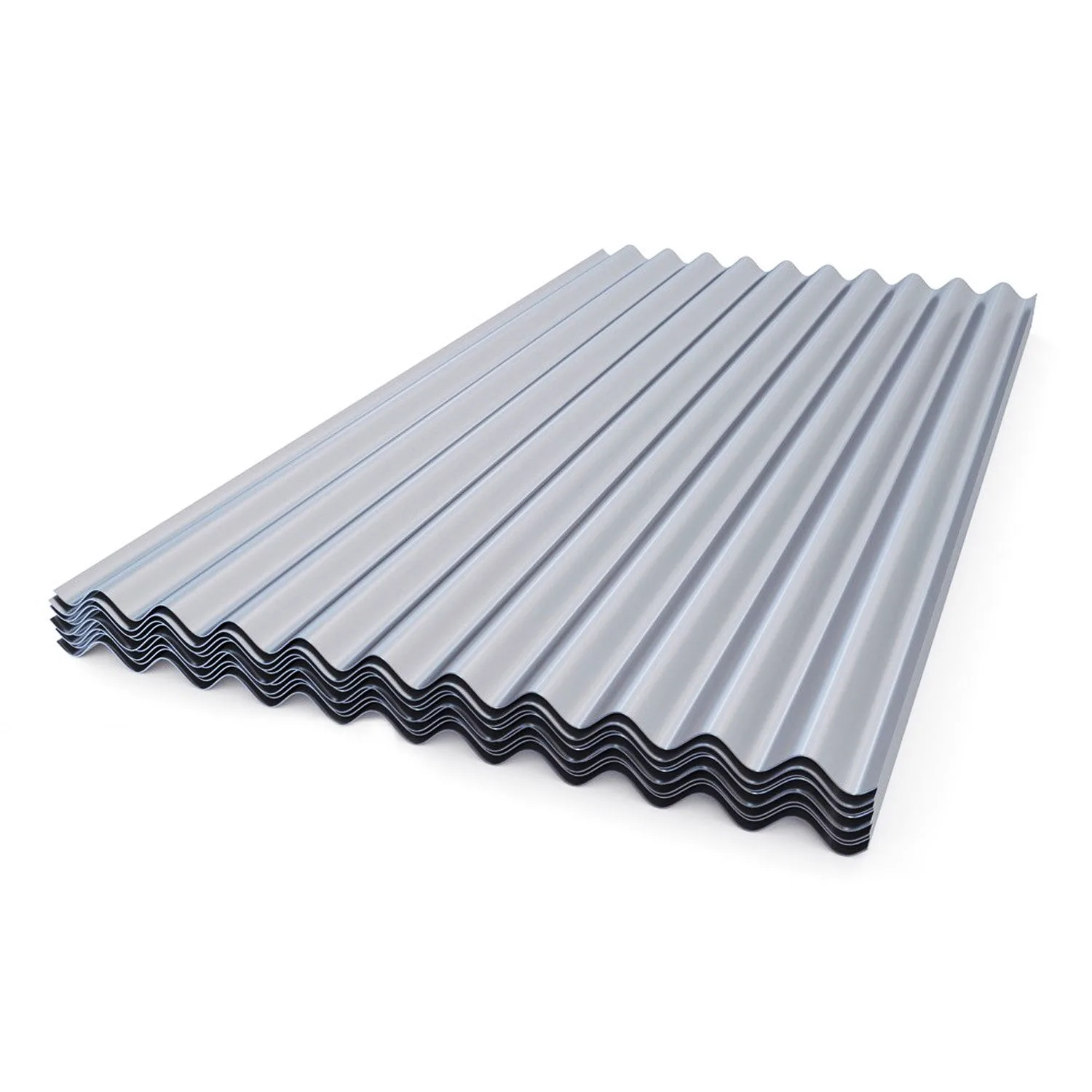 gi carbon steel cold rolled roof sheet color coated galvanized 16 Gauge az150 Corrugated zinc plate