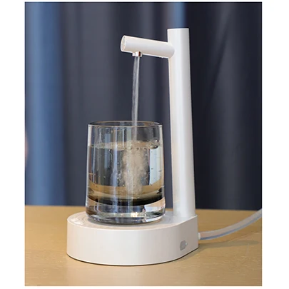 PLUZZ X115 Smart Table Automatic Drinking Dispenser Portable Electric USB Water Pump Bedside Desk Water Dispenser Stand Plastic