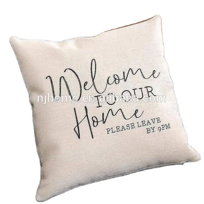 Cushion pillow with words cushion covers decorative pillow outdoor pillow indoor cushions