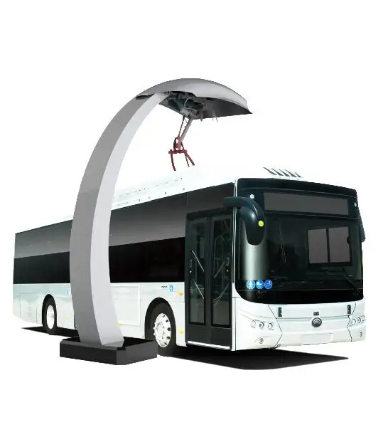 Супербыстрая зарядная станция, система пантографа с ПЛК-носителем, зарядное устройство для электрического автобуса